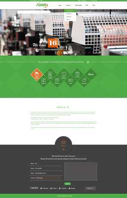 从设计稿到企业官网 fullidea 印刷制作网页效果图的专业实践